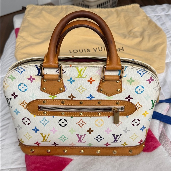 Louis Vuitton Colorful Monogram Satchel - Picture 8 of 11